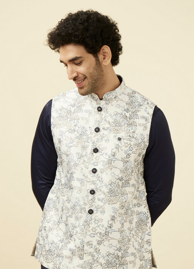 Nehru shop printed jacket