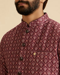 Manyavar Men Rustic Elegance Nehru Jacket