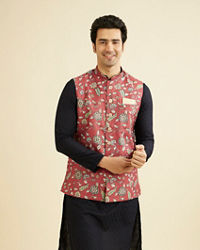 Manyavar Men Rustic Charm Nehru Jacket