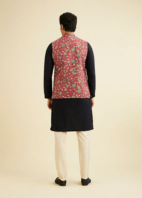 Manyavar Men Rustic Charm Nehru Jacket image number 4