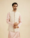 Exquisite Cream Nehru Jacket