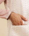 Manyavar Men Dusty Pink Esteem Nehru Jacket