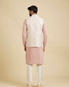 Manyavar Men Dusty Pink Esteem Nehru Jacket