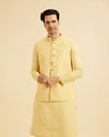 Golden Yellow Radiance Nehru Jacket