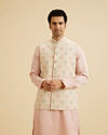 Cream Elegance Nehru Jacket