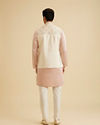 Manyavar Men Cream Elegance Nehru Jacket