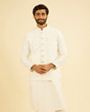 Cream Charm Nehru Jacket