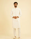 Manyavar Men Cream Charm Nehru Jacket