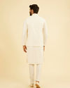Manyavar Men Cream Charm Nehru Jacket