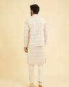 Manyavar Men Cream Cotton Nehru Jacket