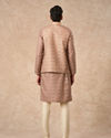Manyavar Men Fawn Blended Viscose Nehru Jacket with Brooch