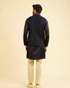 Manyavar Men Dark Blue Nehru Jacket