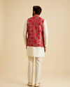 Manyavar Men Regal Red Nehru Jacket