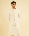 Elegant Cream Nehru Jacket