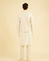 Manyavar Men Elegant Cream Nehru Jacket