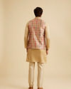Manyavar Men Regal Beige Nehru Jacket