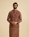Maroon Elegance Nehru Jacket