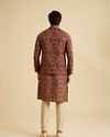 Manyavar Men Maroon Elegance Nehru Jacket