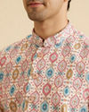 Manyavar Men Charming Cream Nehru Jacket