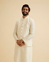 Creamy Elegance Nehru Jacket