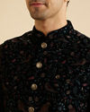 Manyavar Men Emerald Elegance Nehru Jacket