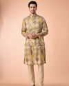 Manyavar Men Light Mid Green Nehru Jacket
