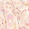 Cream Art Silk Nehru Jacket with Print