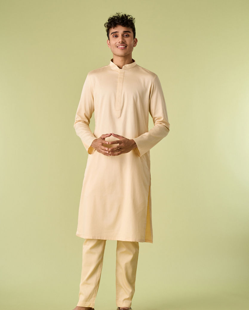 Diwas Men Sea Green Celebration Wear Kurta Jacket With Golden Motifs