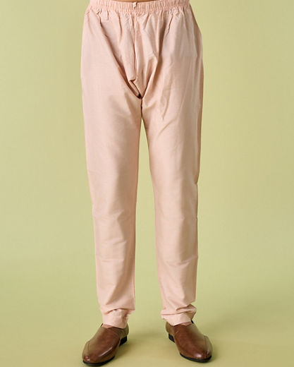 Diwas Men Cream Pink Moroccan Printed Jacket Set