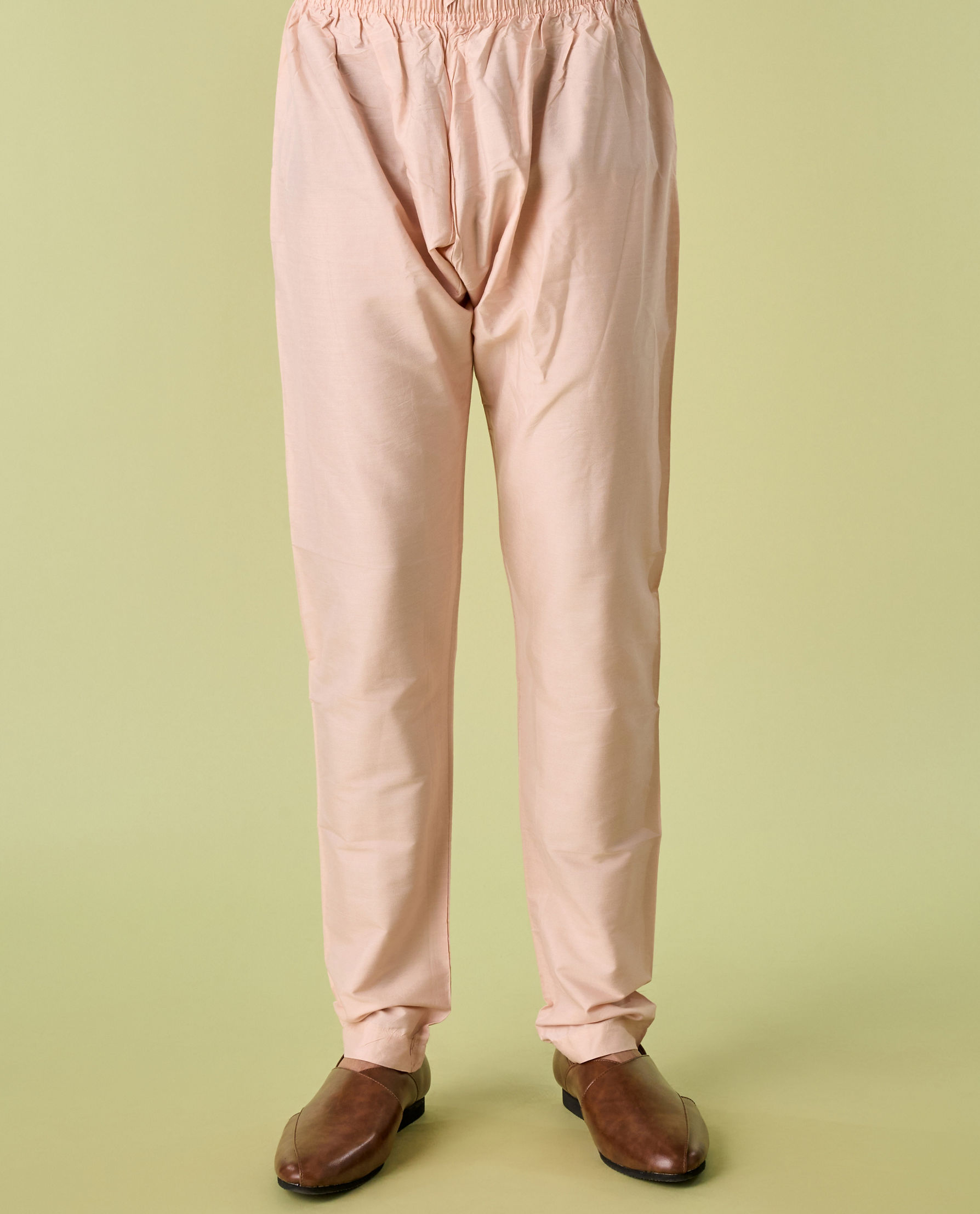 Diwas Men Cream Pink Moroccan Printed Jacket Set