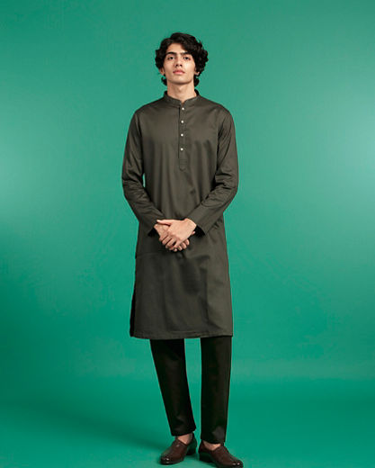 Diwas Men Emerald Elegance Kurta Jacket Set