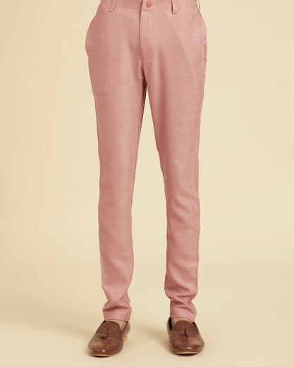 Diwas Men Dusty Pink Kurta Jacket Set