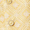 Yellow Grid Patterned Chowkadi Motif Jacket Set