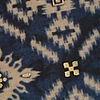 Indigo Blue Ikat Inspired Kurta Jacket Set