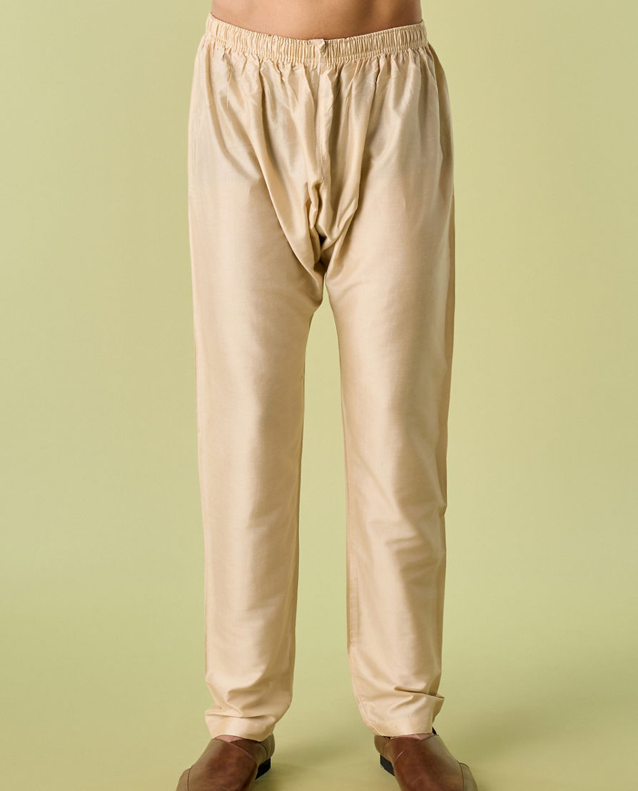 Diwas Men Mehndi Green Jacket Set with Chowkadi Motifs