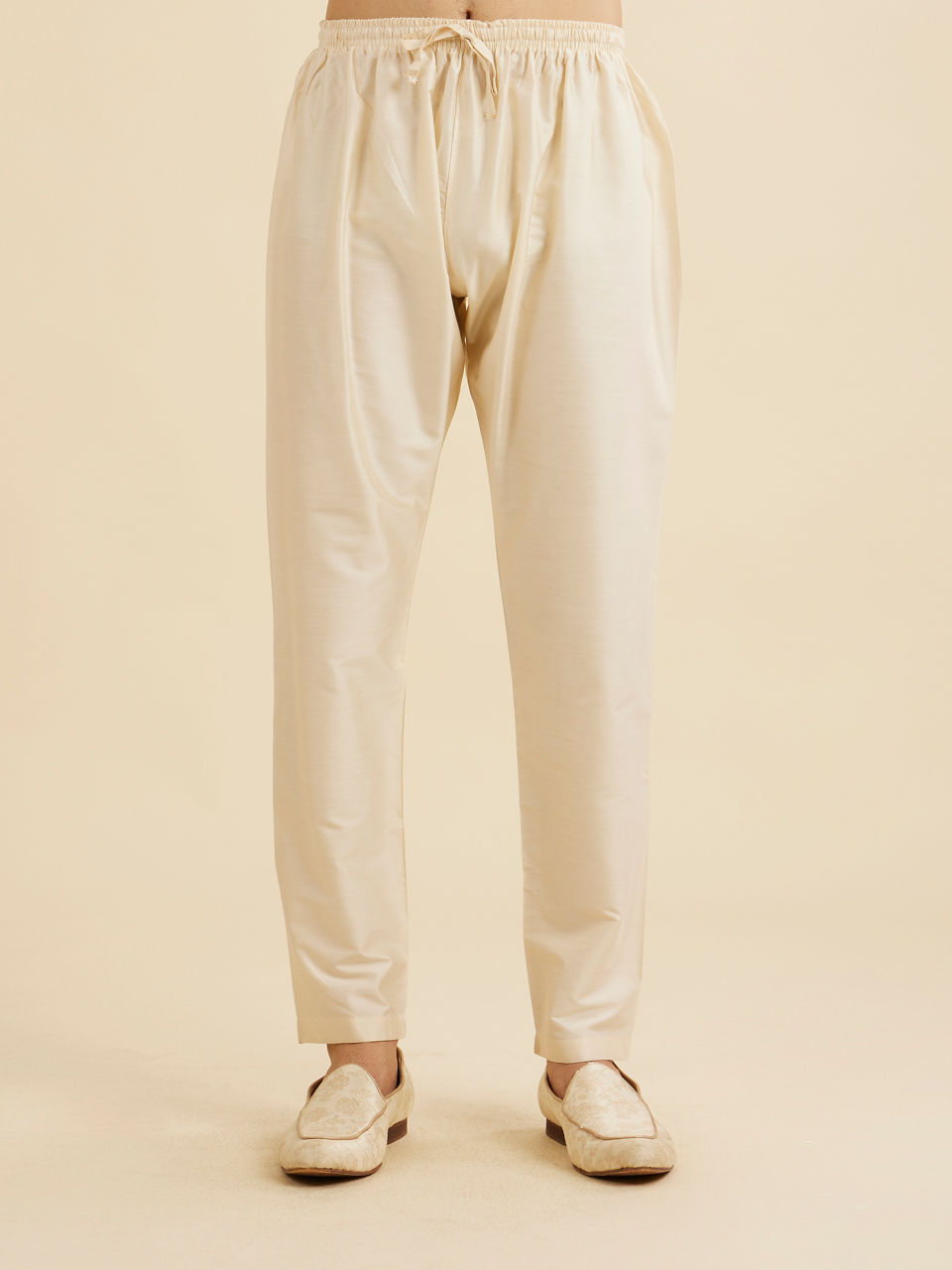 Manyavar Men Radiant Pink Brocade Kurta Jacket Set