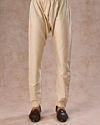 Manyavar Men Greyish Blue Kurta Jacket Set