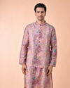 Lilac Elegance Kurta Jacket Set
