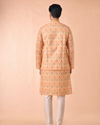 Manyavar Men Vibrant Mustard Kurta Jacket Set