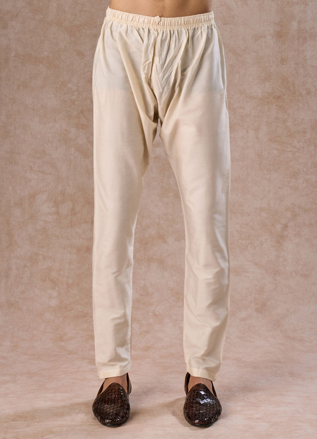 Manyavar Men Sun Kissed Yellow Kurta Jacket Set