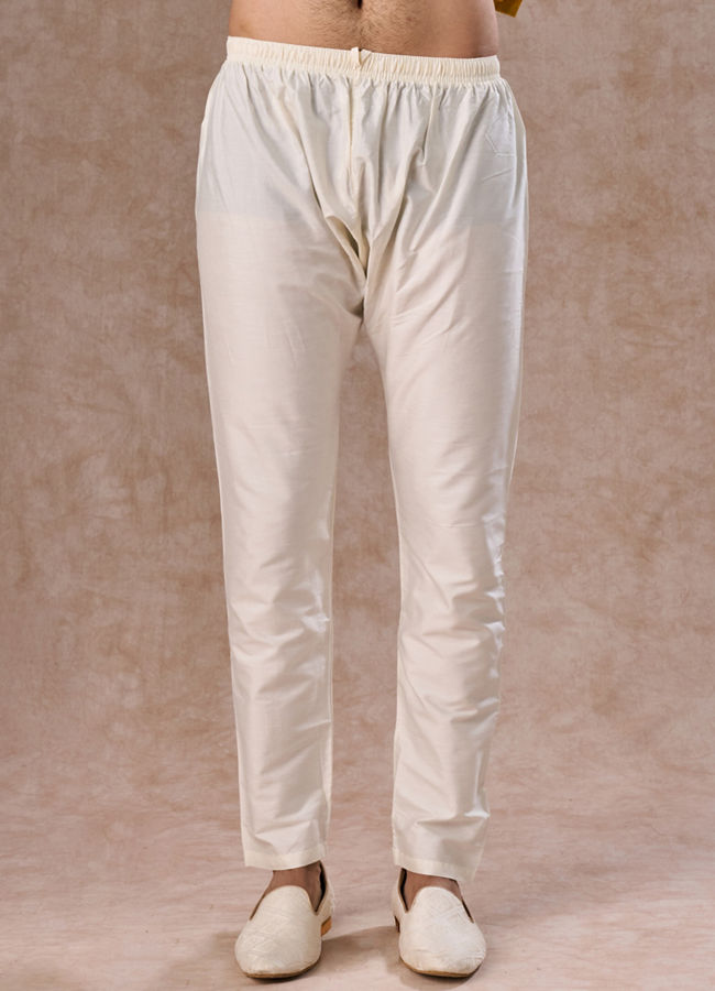 Manyavar Men Yellow Radiance Kurta Jacket Set