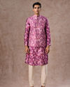 Manyavar Men Purple Enthralling Kurta Jacket Set