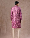 Manyavar Men Purple Enthralling Kurta Jacket Set