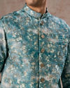 Manyavar Men Teal Green Radiance Kurta Jacket Set