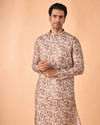 Opulent Beige Kurta Jacket Set