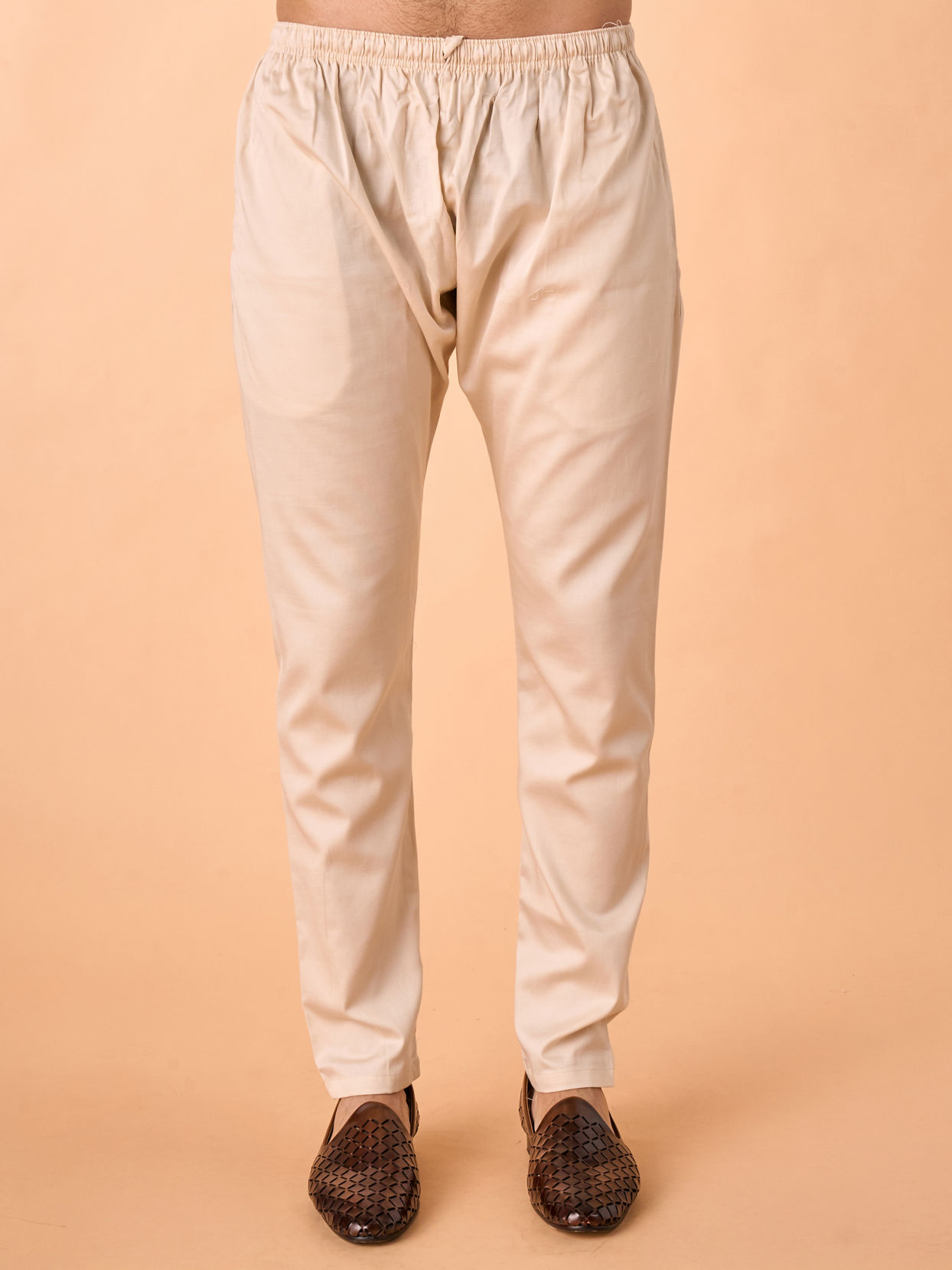 Manyavar Men Opulent Beige Kurta Jacket Set