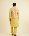 Manyavar Men Radiant Yellow Kurta Jacket Set