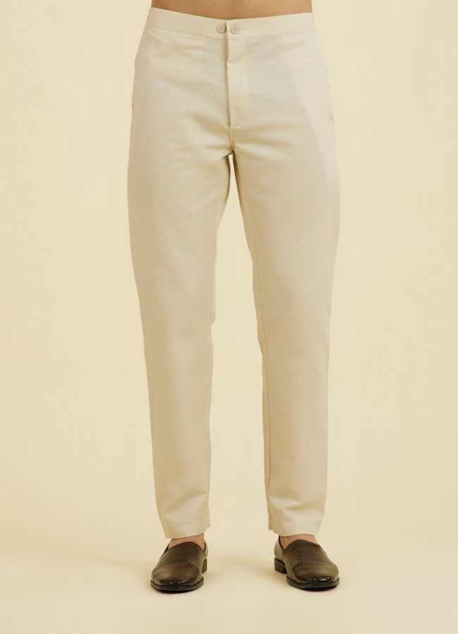 Manyavar Men Natural Elegance Jacket Set