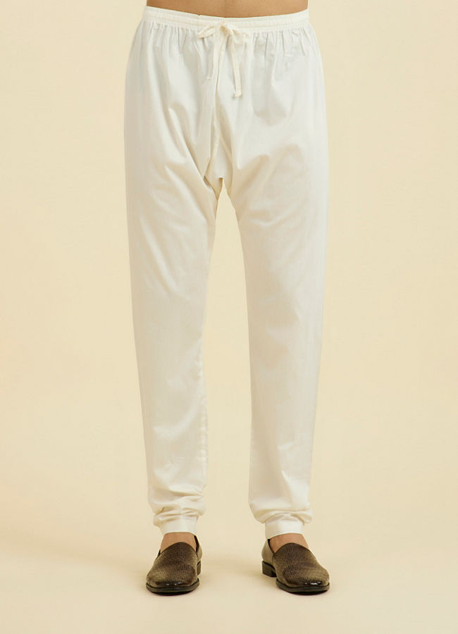 Manyavar Men Regal Beige Kurta Jacket Set