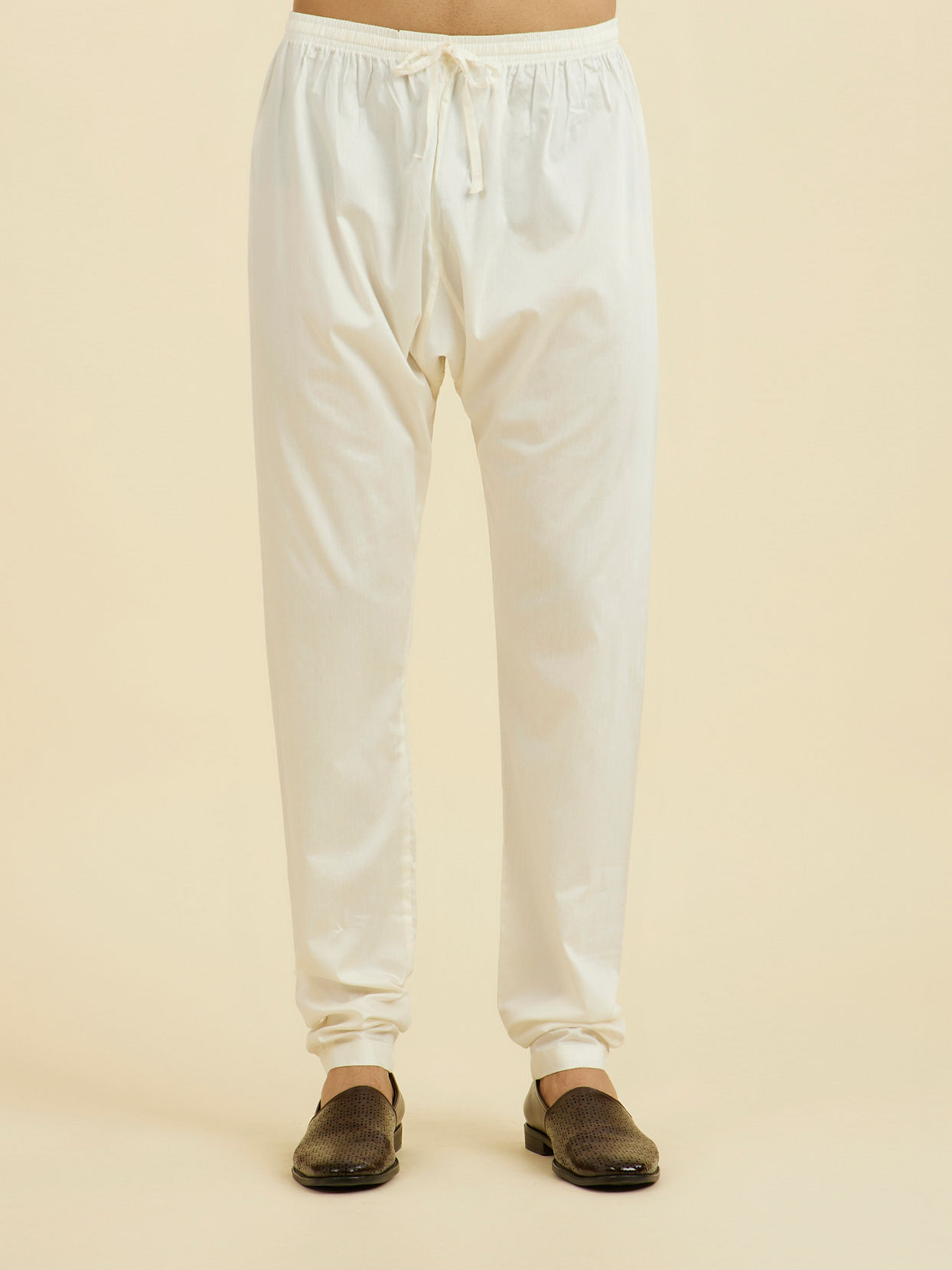 Manyavar Men Regal Beige Kurta Jacket Set